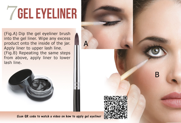 Gel Eyeliner with Gel Eyeliner Brush by BEAUTE BASICS